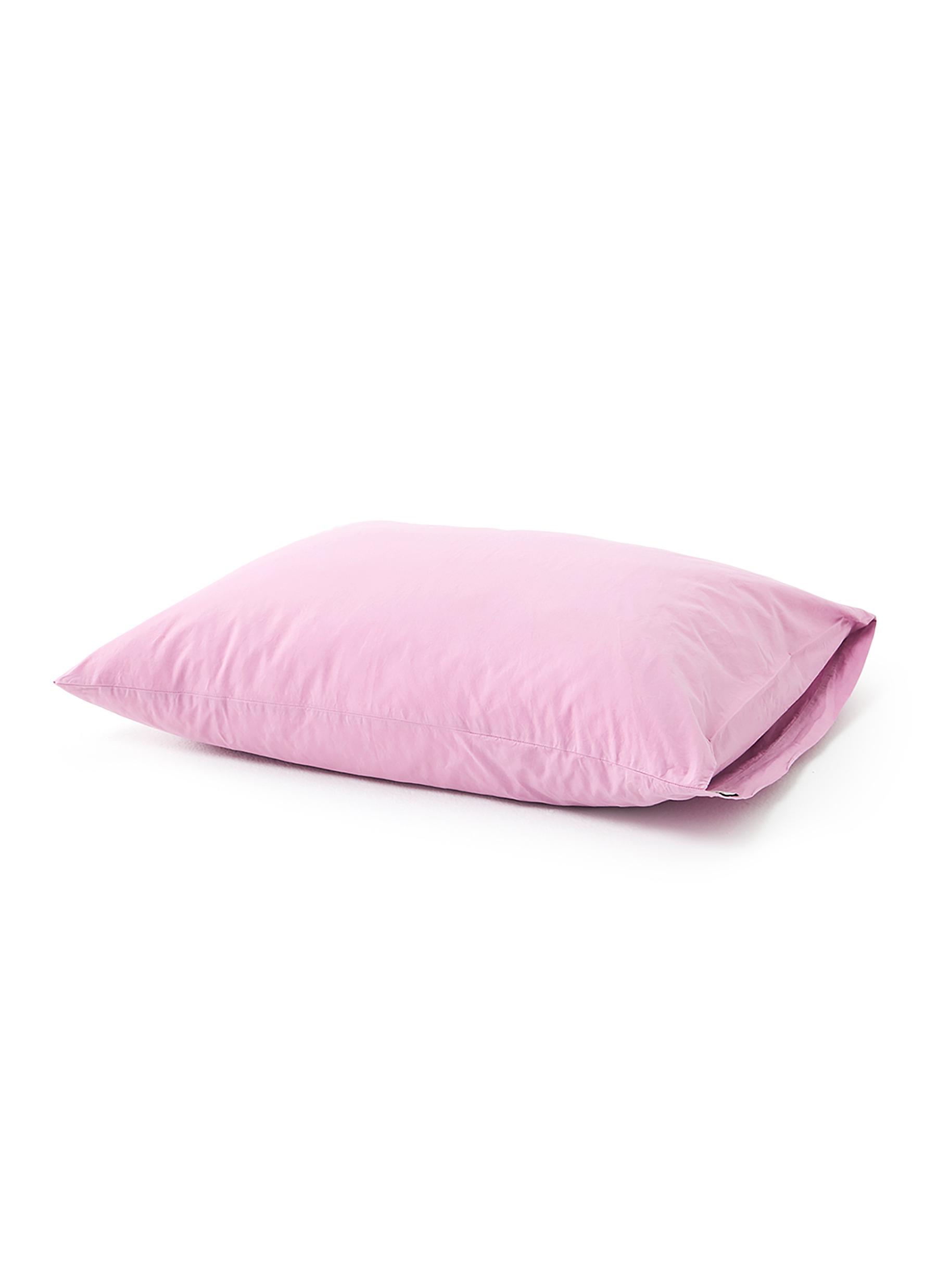 PERCALE ORGANIC COTTON PILLOW SHAM MALLOW PINK