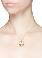 Detail View -Click To Enlarge Birthstone charm - January 'Always There' Garnet