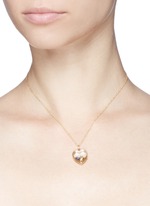 Detail View -Click To Enlarge Birthstone charm - September 'Wisdom' Sapphire