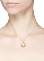 Detail View -Click To Enlarge 18k yellow gold letter charm - E