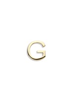 Main View -Click To Enlarge 18k yellow gold letter charm - G