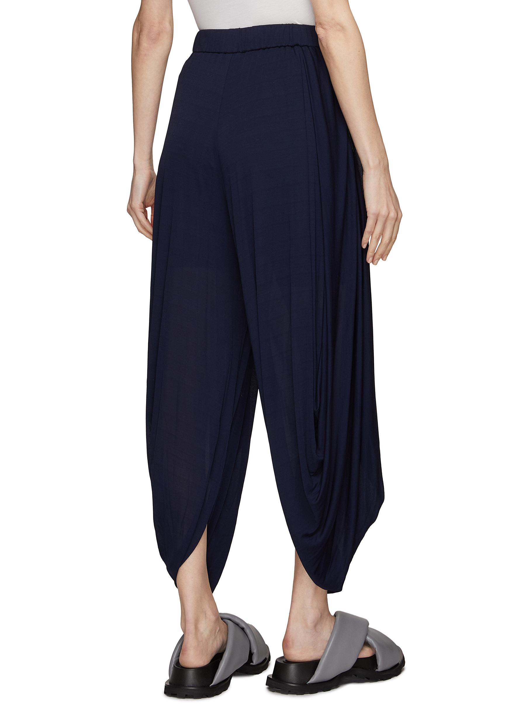 DRAPE PLEATED BALLOON PANTS