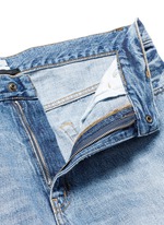 Click To Enlarge Frayed cotton jeans