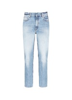 Main View -Click To Enlarge Frayed cotton jeans