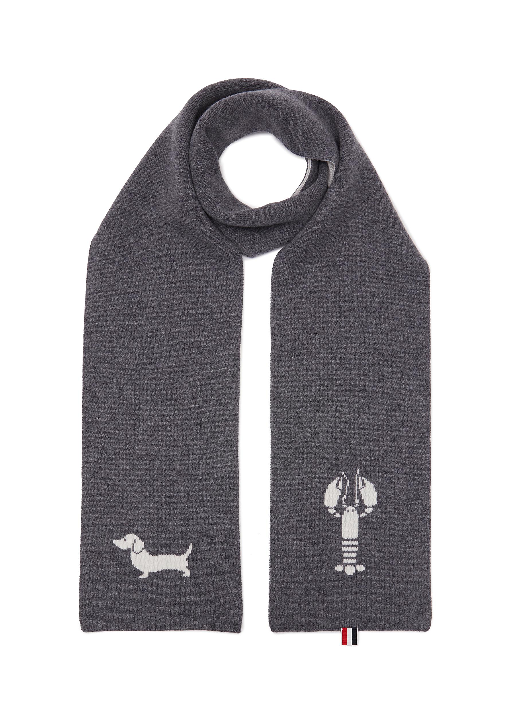 LOBSTER DOG MERINO WOOL SCARF