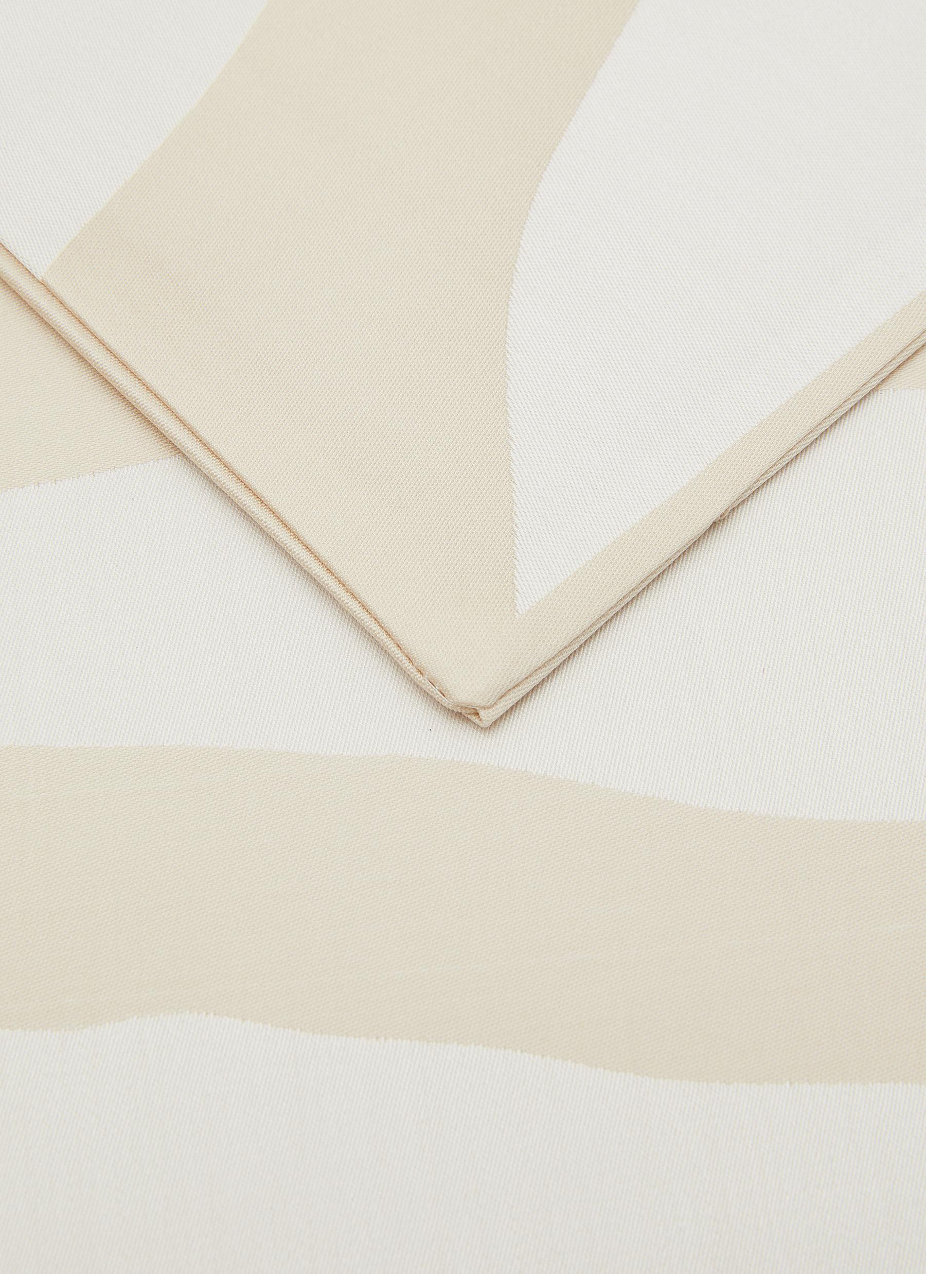 DUNES QUEEN SIZE DUVET SET — SAVAGE BEIGE/MILK