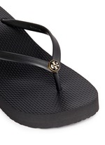Detail View -Click To Enlarge 'Thin' wedge flip flops