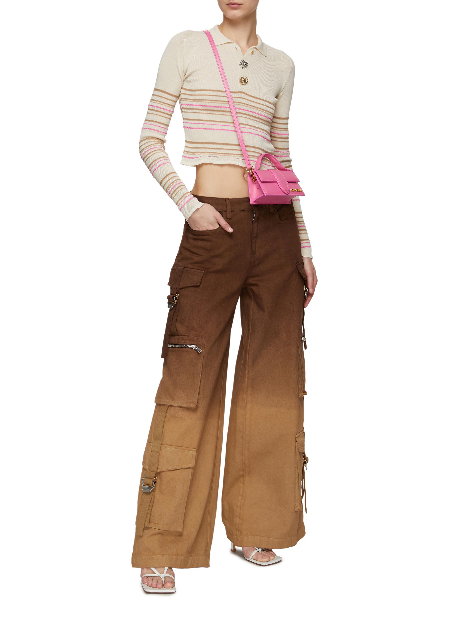 POLO COLLAR KNIT TOP