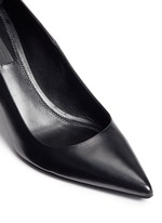 Detail View -Click To Enlarge 'Trista' cutout heel leather pumps