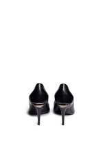 Back View -Click To Enlarge 'Trista' cutout heel leather pumps