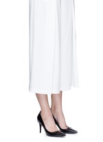 Figure View -Click To Enlarge 'Trista' cutout heel leather pumps