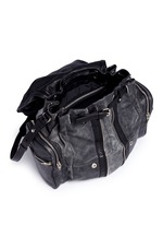 Detail View -Click To Enlarge 'Marti' crackled lambskin leather three-way backpack