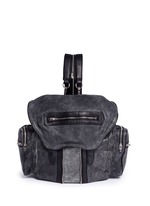 Main View -Click To Enlarge 'Marti' crackled lambskin leather three-way backpack