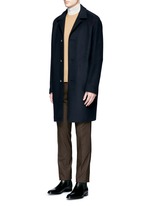 Figure View -Click To Enlarge Zip cuff side split sweater