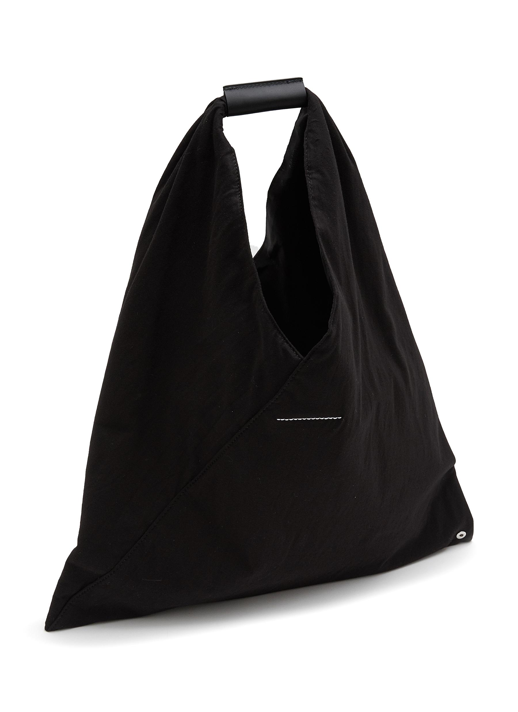 LOGO PRINT COTTON JAPANESE TOTE BAG