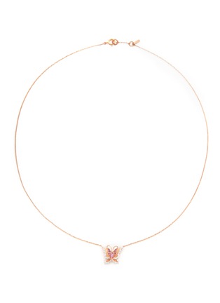 Main View - Click To Enlarge Main View - Click To Enlarge - Bao Bao Wan - 'Little Butterfly' 18k gold diamond necklace