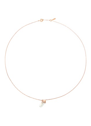 Main View - Click To Enlarge Main View - Click To Enlarge - Bao Bao Wan - 'Little Baby Bottle' 18k gold diamond pearl necklace