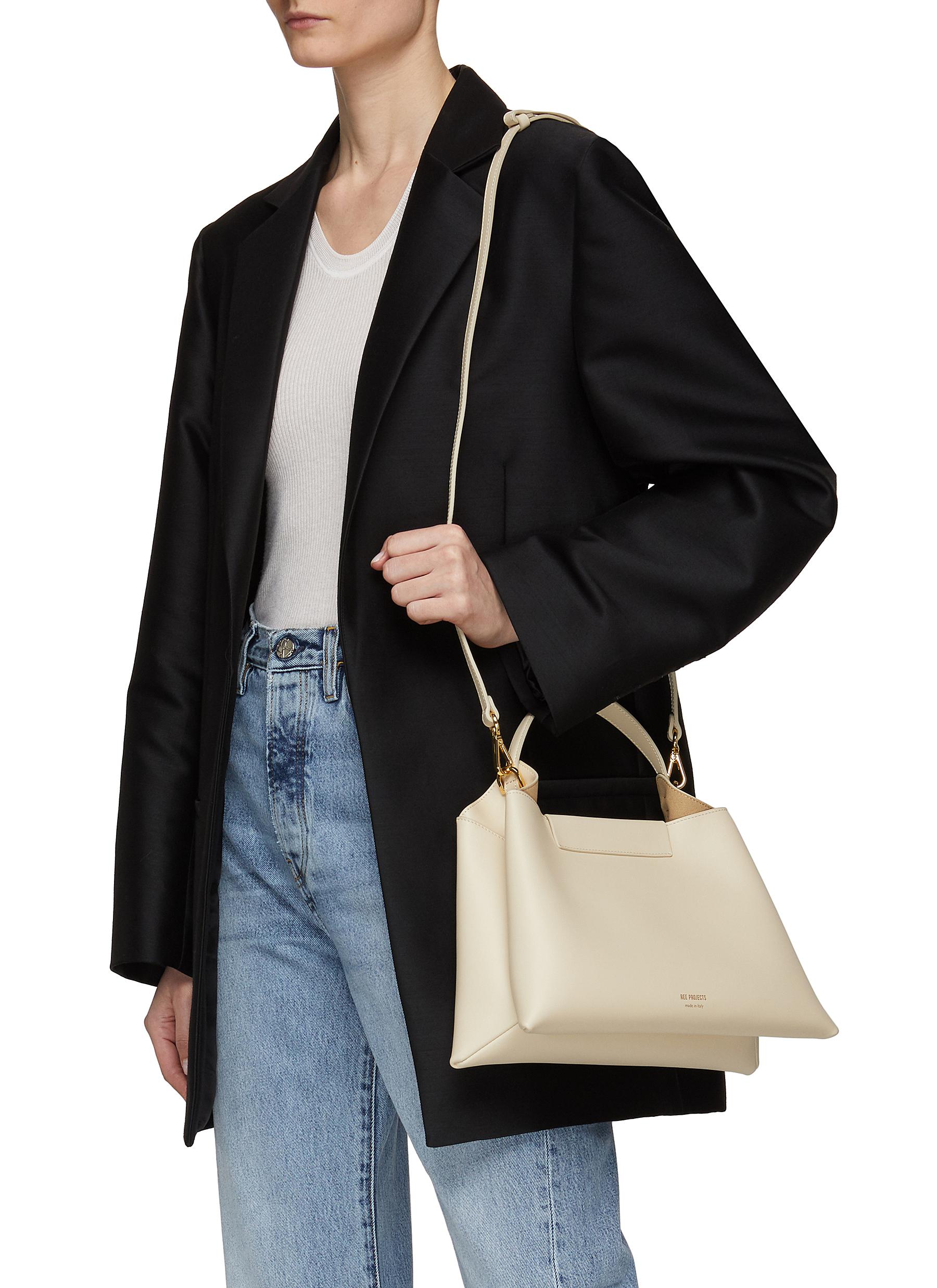 MEDIUM ‘ELIEZE’ TOP HANDLE LEATHER TOTE BAG