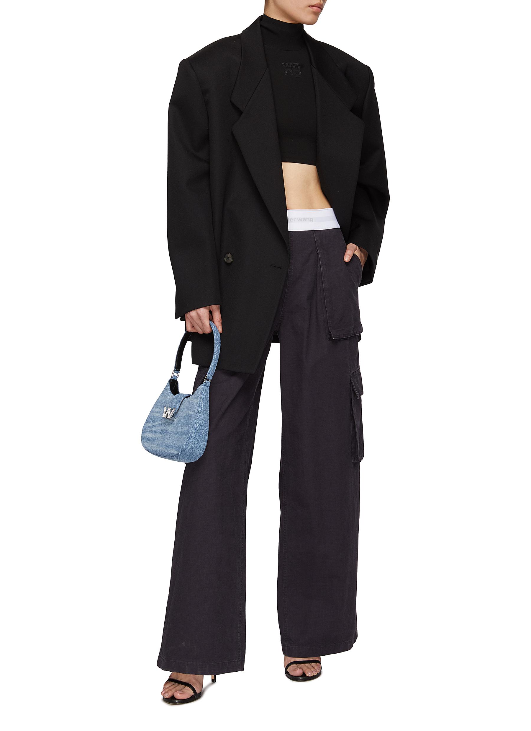 logo-elastic-waist-cargo-rave-pants