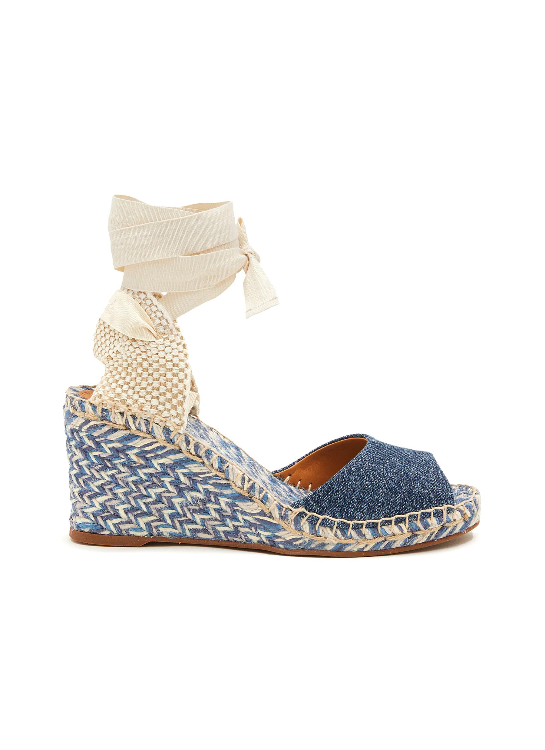 Piia Denim Espadrille Sandals