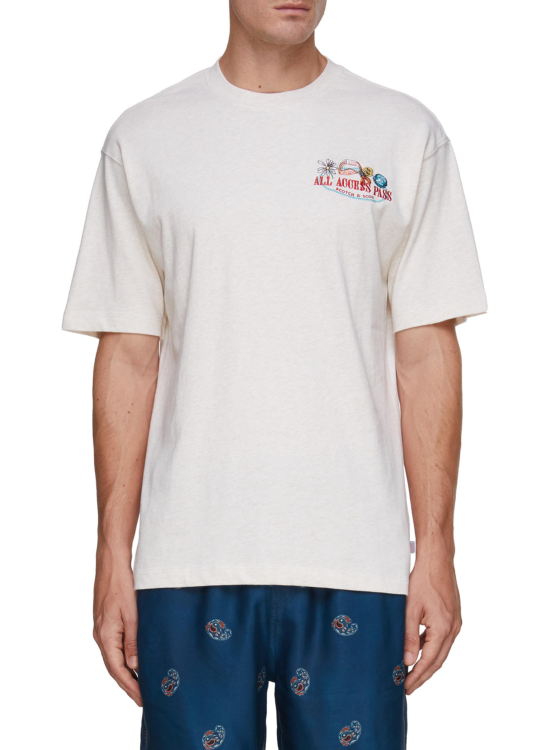 Embroidered Chest Logo T-Shirt