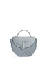 Main View - Click To Enlarge Main View - Click To Enlarge - Meli Melo - 'Ortensia' suede flap leather saddle bag
