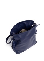 Detail View -Click To Enlarge 'Flamenco Knot' small leather tote bag