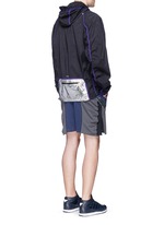 Figure View -Click To Enlarge Perforated nylon hood jacket