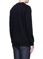 Back View -Click To Enlarge Jesus print cotton sweatshirt