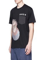 Front View -Click To Enlarge Jesus embroidery appliqué T-shirt