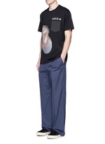 Figure View -Click To Enlarge Jesus embroidery appliqué T-shirt