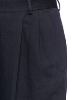 Detail View -Click To Enlarge 'Page' cotton-linen pants