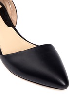 Detail View -Click To Enlarge 'Emir' circle print snakeskin mix leather flats