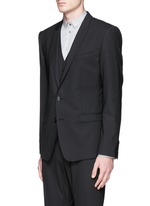 Front View -Click To Enlarge 'Gold' slim fit three piece suit