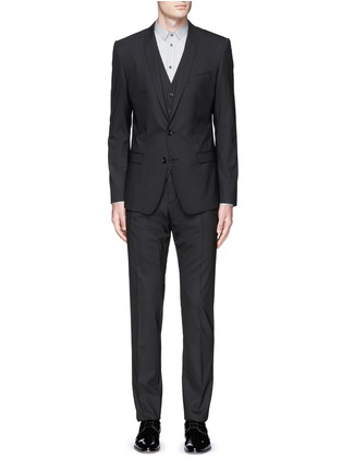 Main View - Click To Enlarge Main View - Click To Enlarge - Dolce & Gabbana - 'Gold' slim fit three piece suit