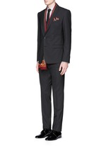 Figure View -Click To Enlarge 'Gold' slim fit three piece suit