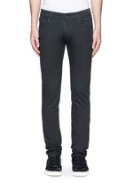 Detail View -Click To Enlarge Garment dyed stretch jeans