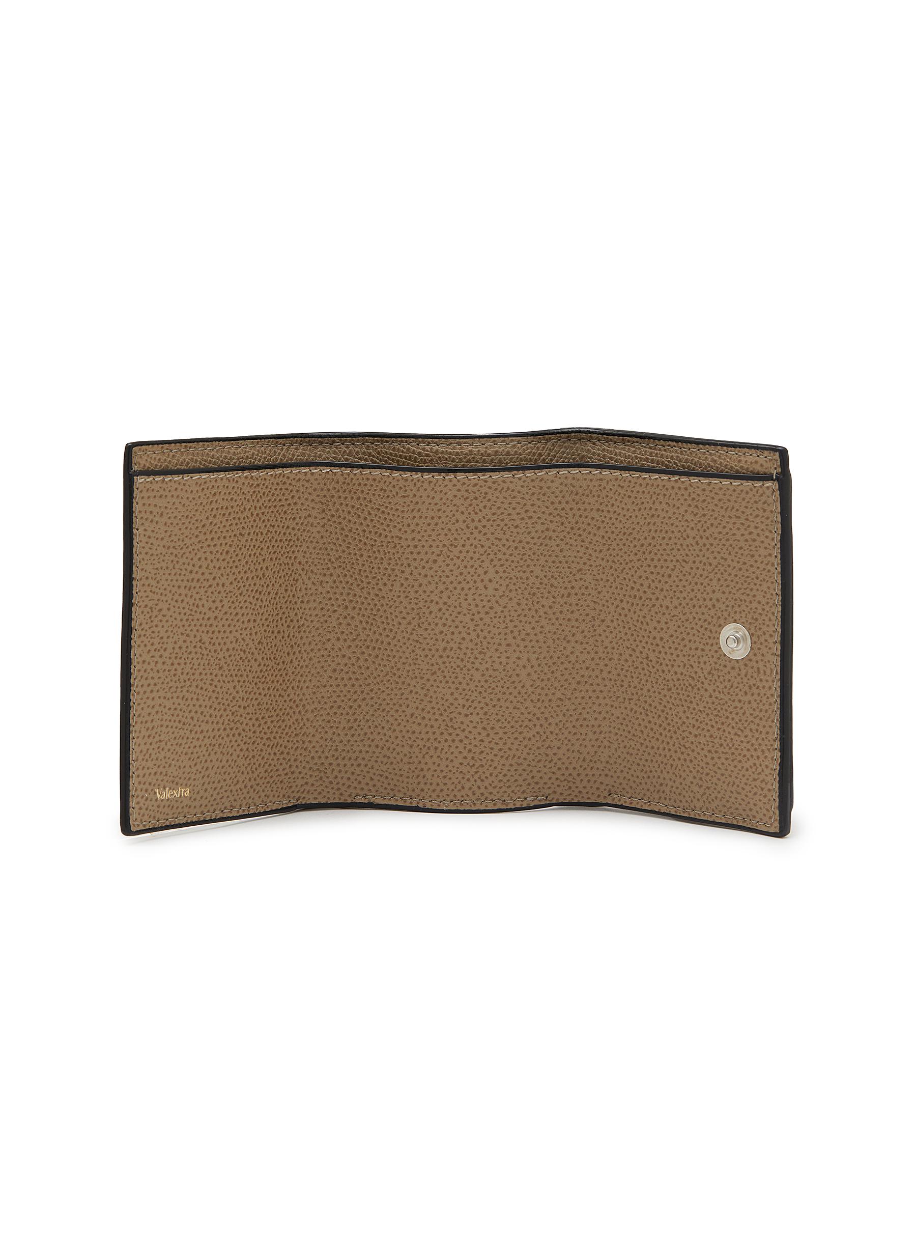 COMPACT LEATHER WALLET WITH COIN PURSE