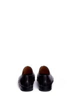 Back View -Click To Enlarge Brushstroke finish leather Derbies