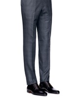 Figure View -Click To Enlarge Brushstroke finish leather Derbies