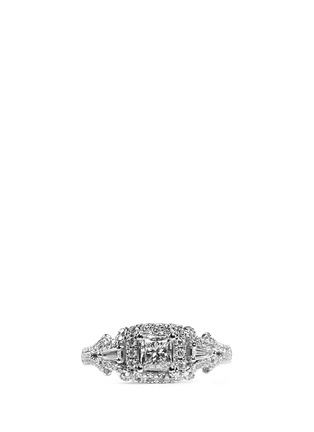 Main View - Click To Enlarge Main View - Click To Enlarge - VERA WANG LOVE - East Meets West - Diamond Engagement Ring