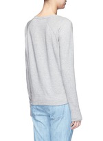 Back View -Click To Enlarge Raglan sleeve Supima® cotton sweatshirt
