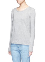 Front View -Click To Enlarge Raglan sleeve Supima® cotton sweatshirt
