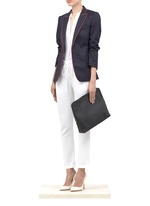Stella McCartney&nbsp;Contrast-pipping wool blazer