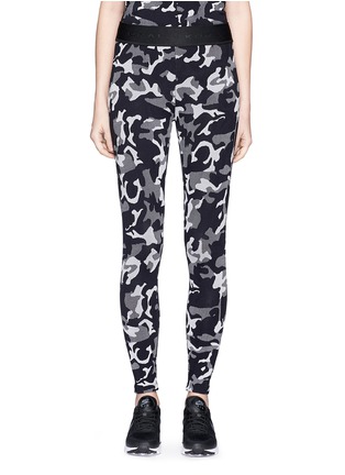 Main View - Click To Enlarge Main View - Click To Enlarge - KORAL - 'Knockout' camouflage jacquard performance leggings
