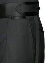 Detail View -Click To Enlarge Satin cummerbund tuxedo pants