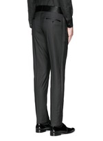 Back View -Click To Enlarge Satin cummerbund tuxedo pants