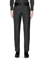 Main View -Click To Enlarge Satin cummerbund tuxedo pants