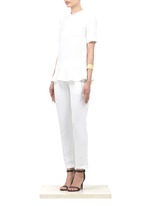Stella McCartney&nbsp;Frill-hem crepe top