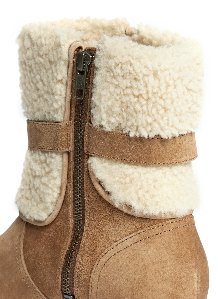 ugg curly lamb boots